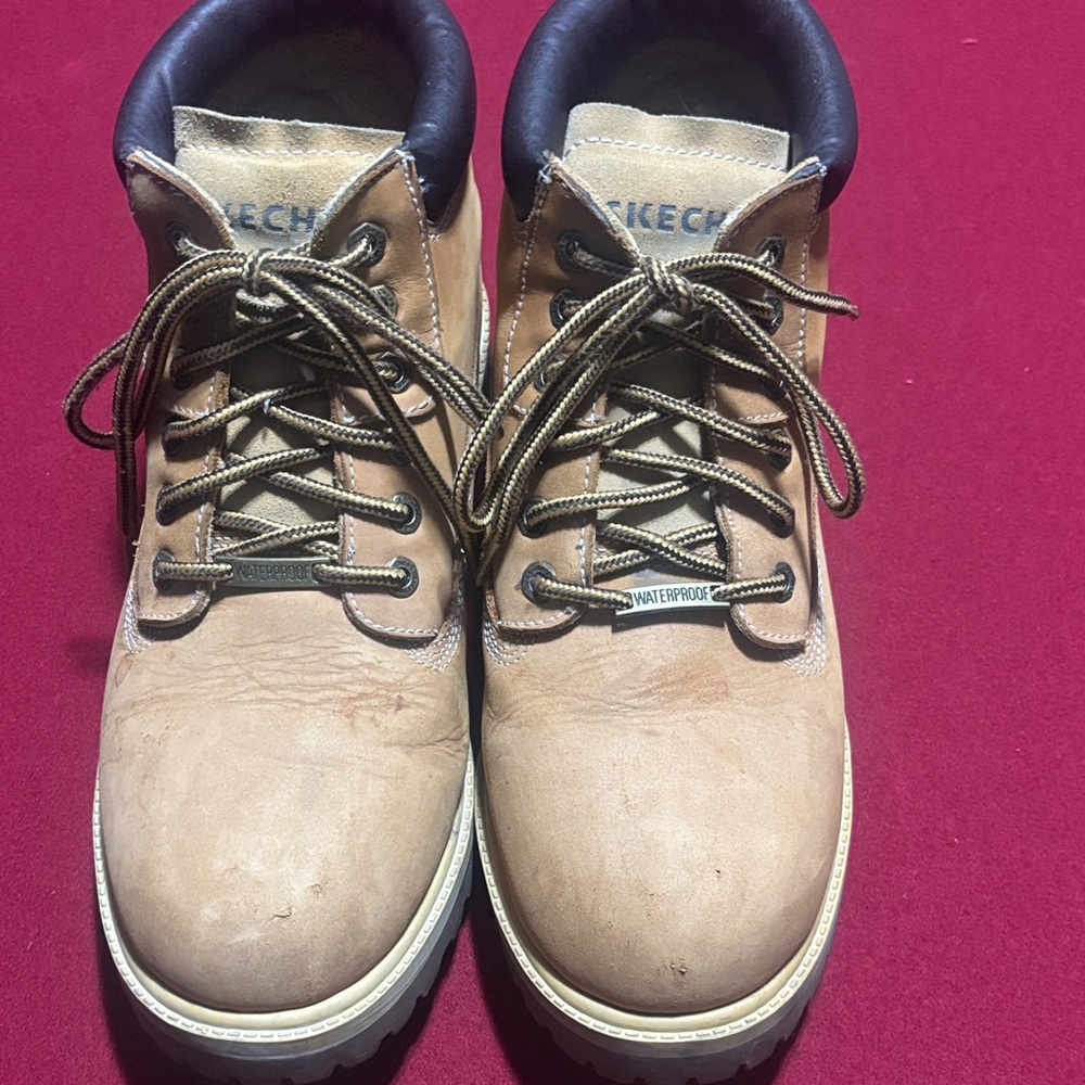 Skechers Men's Light Brown Waterproof Boots